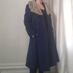 Vintage Winter Peacoat